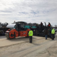 Paving and compaction training and simulator course that Groff Tractor provided.