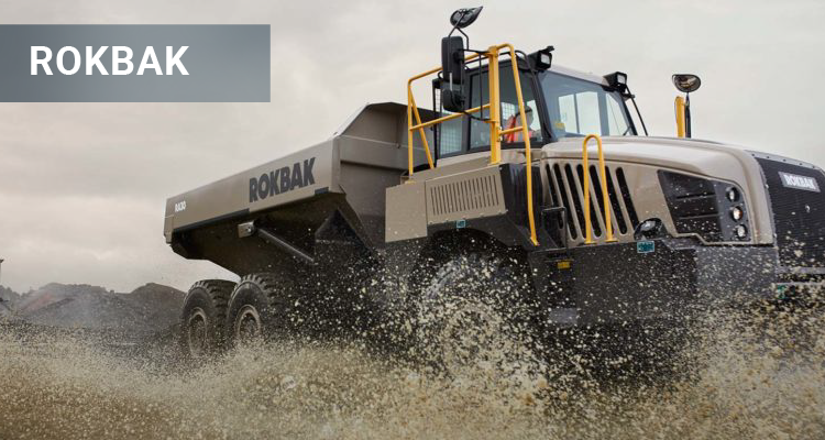 Rokbak 30 ton and 40 ton trucks. Now available at special financing rates at Groff Tractor